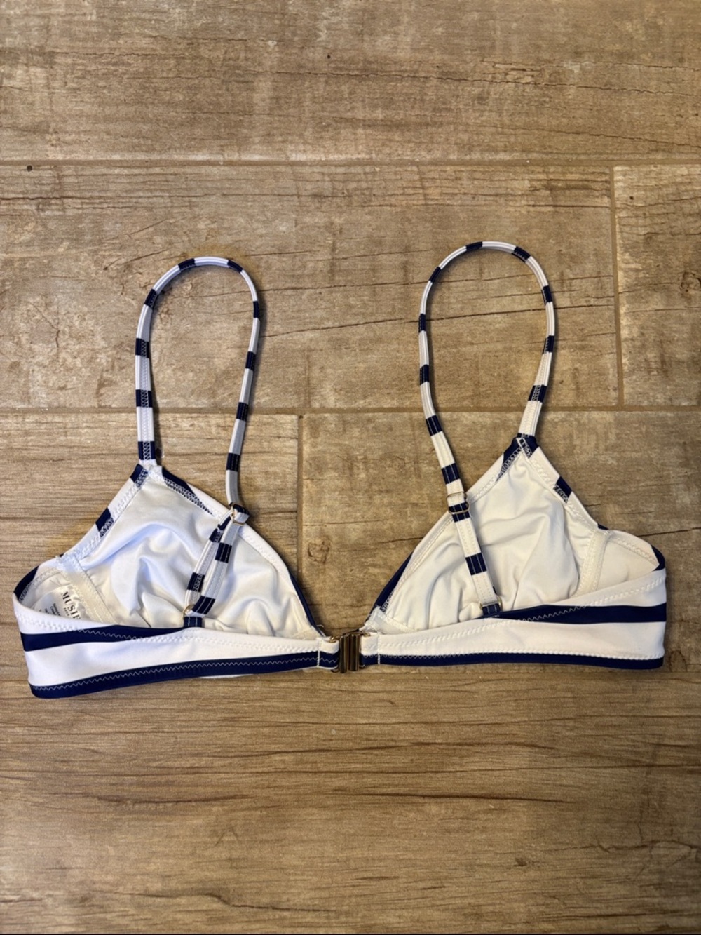 Musier Paris Striped Navy & White Bikini Set- NWT - Picture 5 of 7